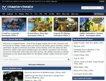 Tablet Screenshot of chaptercheats.com